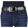 BELTINGER Patent Leather Belt with Golden Belt Buckle 4 cm