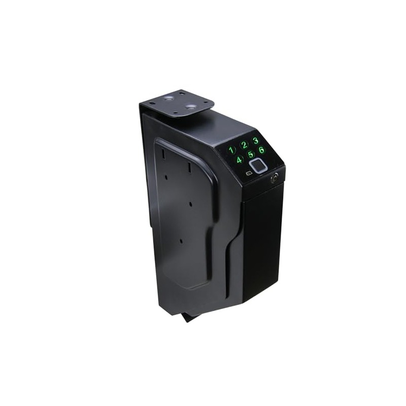 Mounted Gun Safe, Biometric Pistol Safe hand touch Fingerprint and