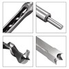 sourcing map Square Hole Drill Bits for Wood 15mm x