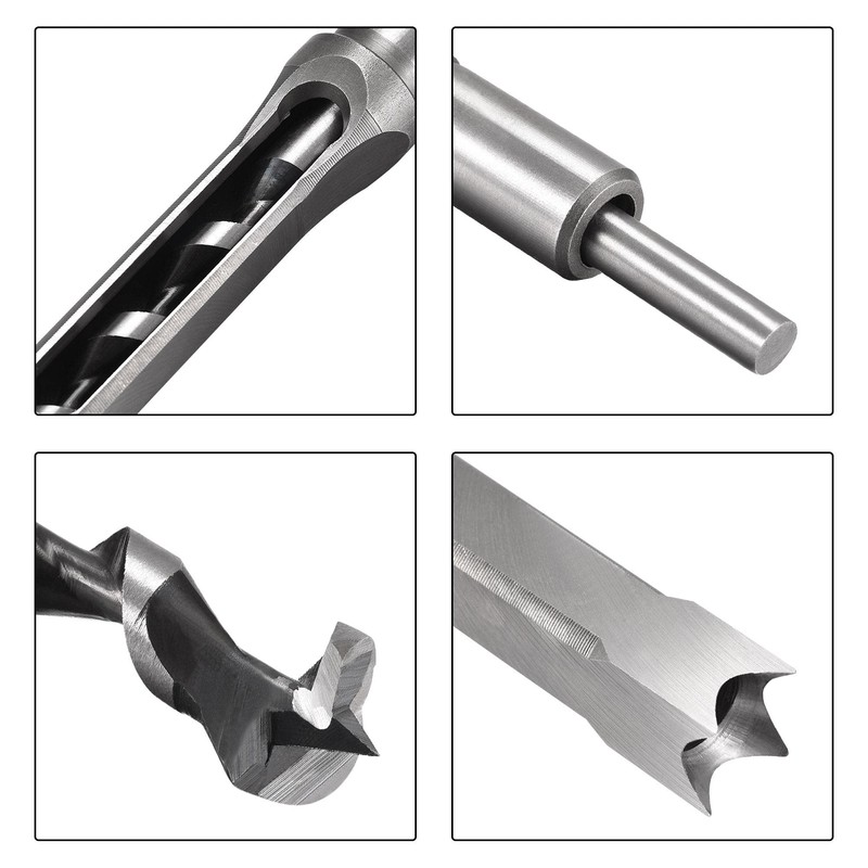 sourcing map Square Hole Drill Bits for Wood 15mm x