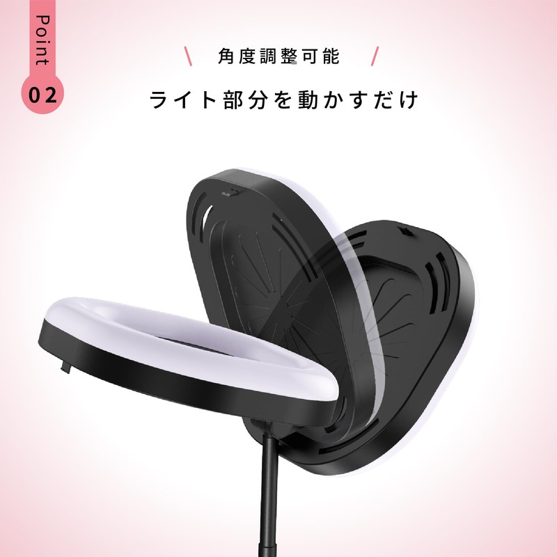 Etsumi VE-2283 VLOG Kawami Light Square, Black