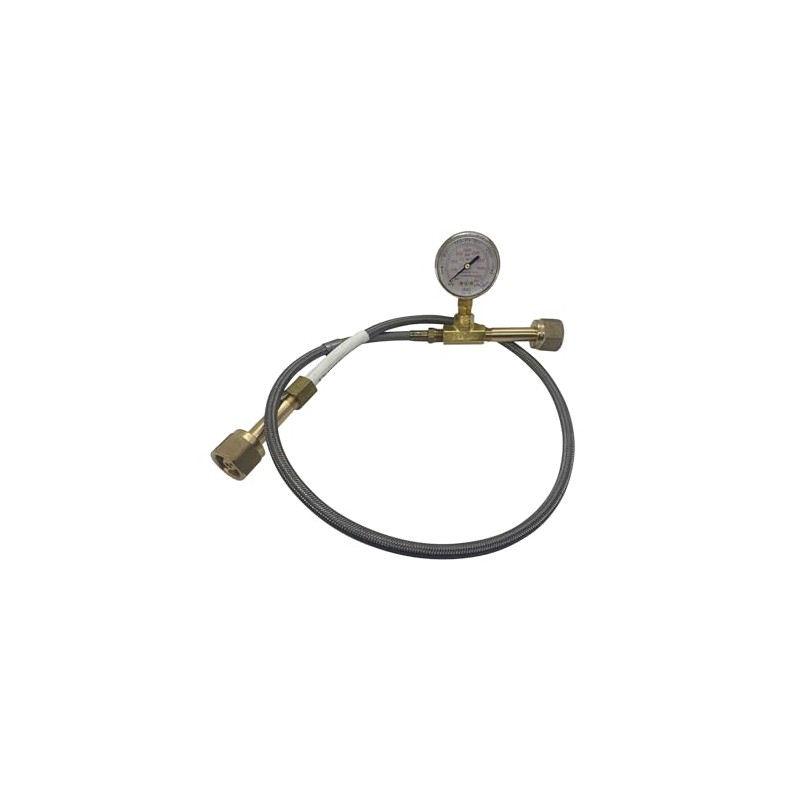 Preece Precision Economic Oxygen Transfill Hose Assembly, CGA540 to CGA540