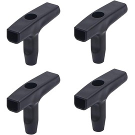 ZOULIN-STAR Gasoline Engine Starter Handle Grip, 2 Pcs Recoil Starter Pull Handle Lawnmower Starter Handle Replacement for Lawn Mower Generator Chainsaw Trimmer Edger Brush Cutter Engine Parts Black