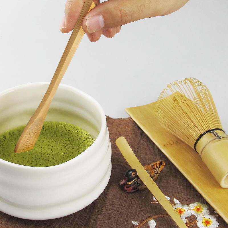 Artcome 5 Pcs Japanese Matcha Tea Set, Matcha Whisk, Traditional