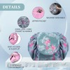 URAQT Lay Flat Drawstring Makeup Bag, Large-Capacity Travel Cosmetic Pouch,
