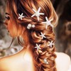 Yean Starfish Wedding Hair Pins Pearl Bridal Hair Pieces Mermaid