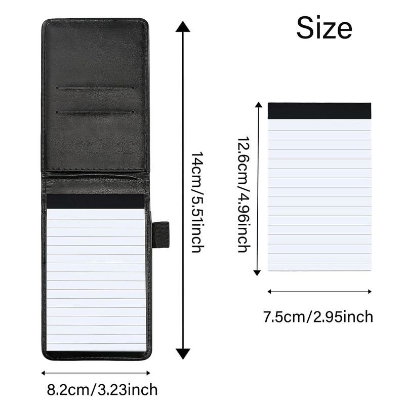 4 Pcs Small Pocket Notepad, Mini Notebook Set Includes 1