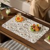vuacepe Drawer and Shelf Liner for Kitchen Cabinets Non-Adhesive Drawer