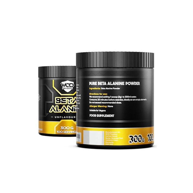 Beta Alanine Powder 300g - Unflavoured Beta Alanine for Functional