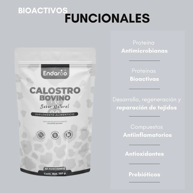 Calostro Bovino 150g Polvo Suplemento Sabor