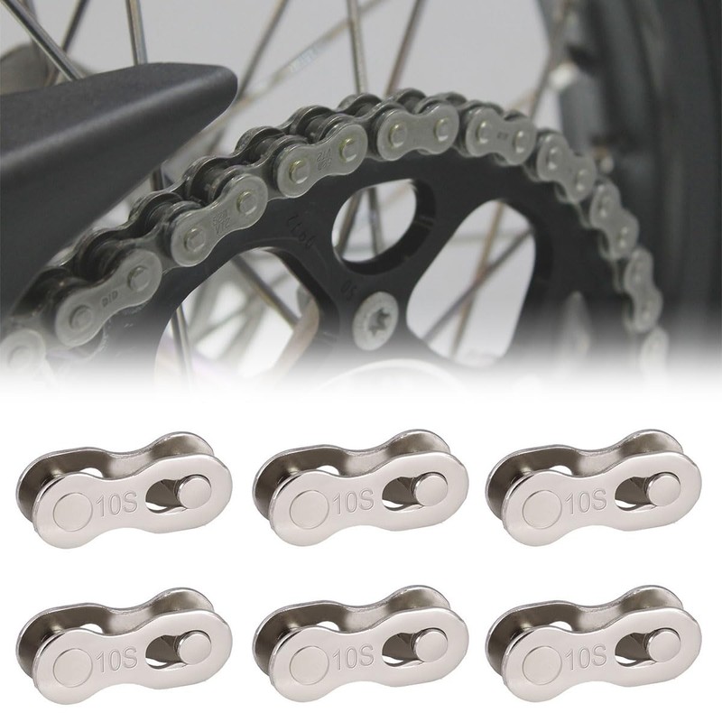 Bicycle Chain Link 10 Compartments, Steel Bicycle Chain Clasp Links,