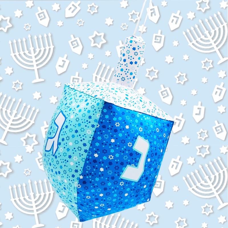 The Dreidel Company 2 Foot Hanukkah Inflatable Dreidel, Chanuka Party