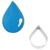 R&M Teardrop/Raindrop 3.5" Tinplated Cookie Cutter