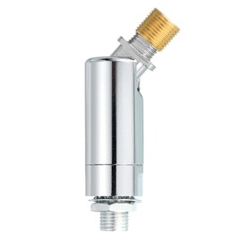 sourcing map Sloped Ceiling Adapter, 90/345 Degree 60x19mm M10 Fine Thread Sloped Ceiling Light Fixture Adapter Kit for Ceiling Pendant Light Chandelier Track Suspend(Silver)