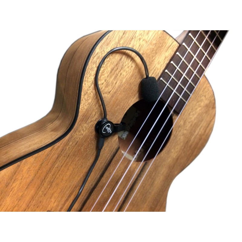 The Feather Ukulele with Flexible Micro Gooseneck by Myers Pickups