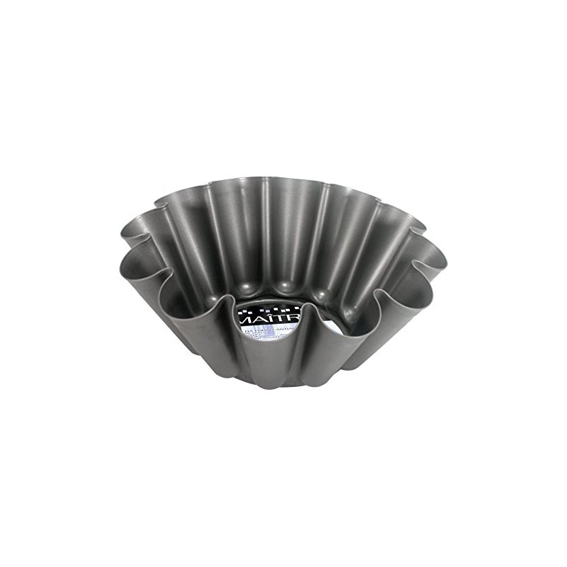 Home Maitre Backform für Pudding, antihaftbeschichtet, 22 cm, Metall, Anthrazit,