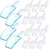 16 Pcs Plastic Kitchen Scoop, AIFUDA Multi-Purpose Measuring Spoons Clear