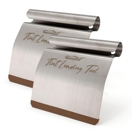 NEWISHTOOL Window Tint Tool Film Loading Tool, 2 PCS Stainless Steel Speed Loader Auto Window Film Install Tool Top and Bottom Speed Loader, Window Glass Sun Protection Film Tinting Tool