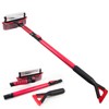 DE Anderqueen 42" Car Snow Brush & Ice Scraper Red