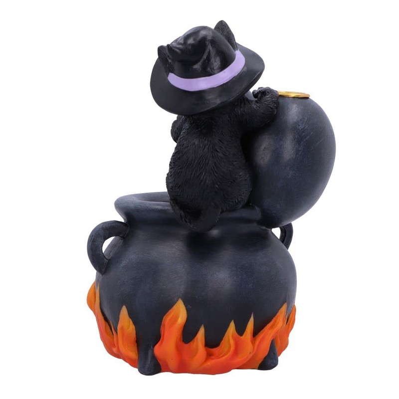 Nemesis Now Familiar Brew Backflow Incense Burner, Black, 18cm