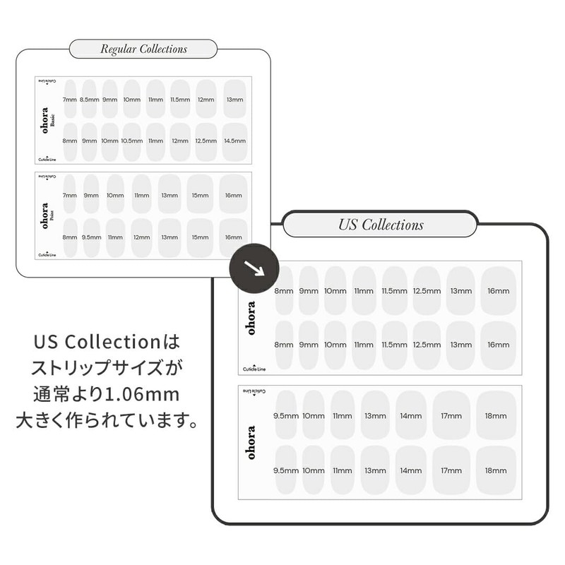 ohora Semi Cured Gel Nail Strips (N Cupid's Trace) -