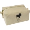 'Cute Sitting Girl' Canvas Wash Bag/Makeup Case (CS00042060)