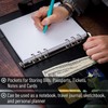 Zelten PU Leather Personal Notebook Planner with 80 Pages Loose