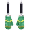 4 Pack Glove Clips, Mitten Clips with Elastic Straps for