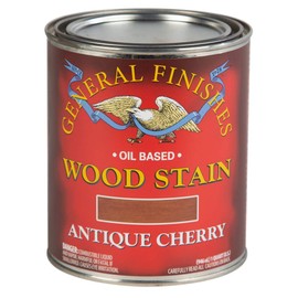 General Finishes Oil Based Penetrating Wood Stain, 1 Quart, Antique Cherry