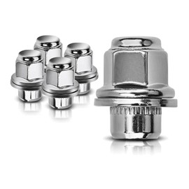 VioletLisa 5pcs .5 Wheel Lug Nut Steel for RAV4 14-21,for Corolla 02-08 14-21,for Tacoma 05-15 18-21,for Camry 02-21,for Highlander 10-21,for RX350 07-21,for ES350 16-21,for Sienna 07-21