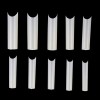 Tip Cuadrado Largo 400 Piezas Long Bamboo Uñas Acrilico