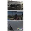 VViViD One-Way Perforated Black Vinyl Privacy Window Film Adhesive Glass