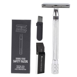 TOVINANNA Manual Shaving Razor Hair Razor Face Beard Shaver Double-edged Comfortable Handle