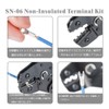 IWISS SN-06 Bare Crimping Sleeve, Bare Crimping Terminal, Crimping Pliers,