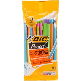 BIC Xtra Strong Mechanical Pencils 10/Pkg-Assorted Barrles