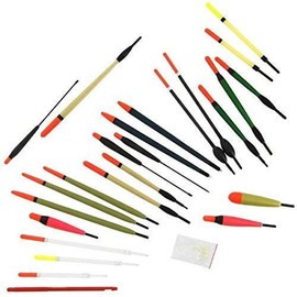 DNA NGT 24pc Carp Coarse Fishing Mixed Floats Set + Float Rubbers & Disgorgers