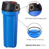 Geekpure 10-Inch Whole House Slim Water Filter Housing for 2.5"