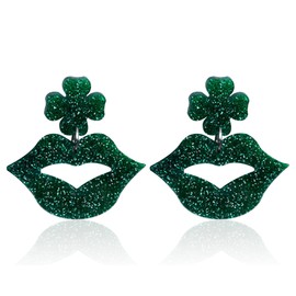 St Patricks Day Earrings Gifts Shamrock Earrings for Women Green Irish Earrings St Patricks Day Accessories St Patricks Day Shirt Women Outfits