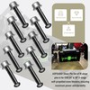 FENXDN ASP2400D Shear Pin for EGO Snow Blower，10 Pack, Black,