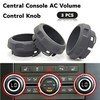 DJF LR029591 3PCS Central Console AC Volume Control Knob Fit