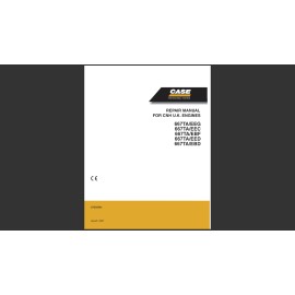 CASE 850L Tier 3 Crawler Bull-Dozer Shop Service Repair Manual # 87728445