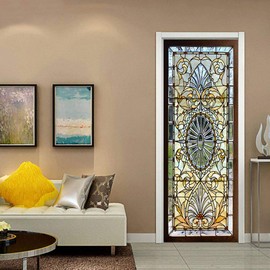 COLORSPRING 3D Door Sticker Wallpaper, Door Murals Door Decals Peel and Stick, Removable Self-Adhesive Wall Mural Door Covers Decorative (MT-062)