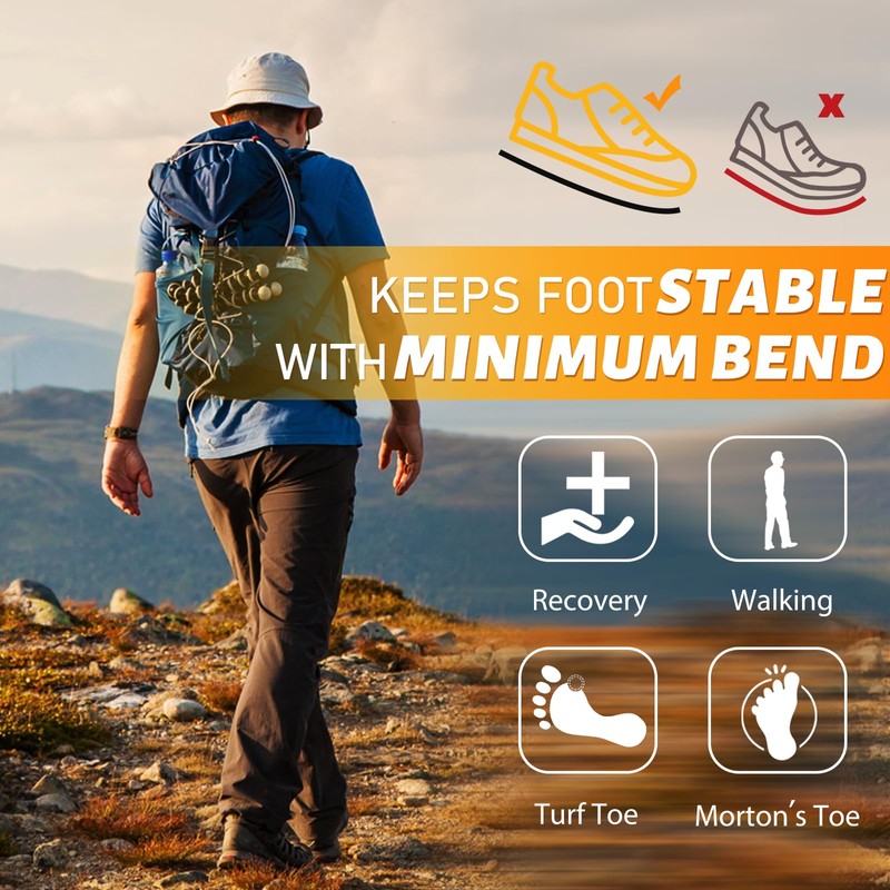 Carbon Fiber Insole 1 Pair Titanium-Enhanced for Recover Quicker of