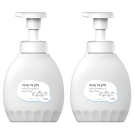 iClean Premium Moisture Hand Wash Healing Cotton, 450ml, 2 units / 아이깨끗해 프리미엄 모이스처 핸드워시 힐링코튼, 450ml, 2개