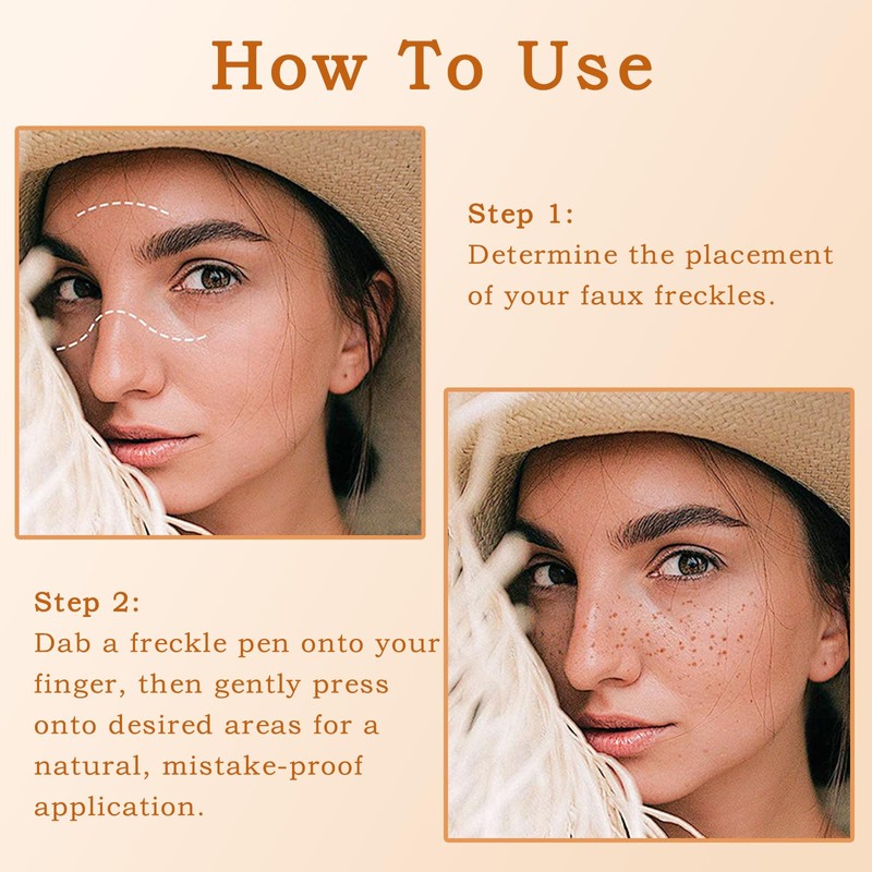 Freckle Pen – Waterproof, Natural-Looking Freckle Stamp for Sunkissed Makeup