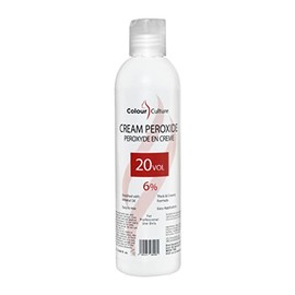 Colour Culture Cream Peroxide, 12% 40 Volume-250ml, Hydrogen Peroxide Developer for Hair Colouring & Bleaching, Lifts 8-9 Levels, Works with All Brands of Hair Bleach Colour/Tint & Lightening Powder