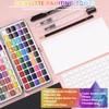 Azyvum Watercolour Paint Set 100 Colours in Portable Box, with