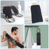 Exfoliating Back Scrubber with Handles - 38" Double-Sided Bath Scrubber