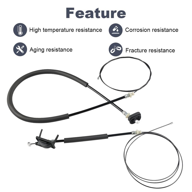 WMPHE Sliding Door Cable Kit Replacement for 72546-TK8-A01 72546TK8A01 Compatible