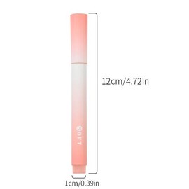 4mm 폭의 팁이 있는 컬러 아이 하이라이터 12개. 학교 학생 장부 표시 그리기 낙서에 적합 12 Color Eye Highlighters with 4mm Tip - Suitable for School Students' Ledger Marking and Doodling [01 12 colors]